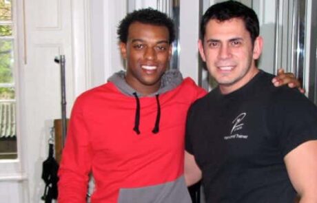 Oritse Ricardo and Oritsé Williams from JLS band.